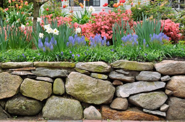 Stone Wall Hardscaping in Portland