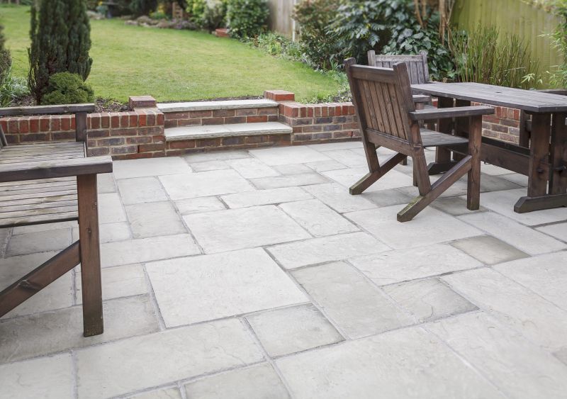 Patio with Masonry Finish